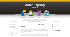Desktop Screenshot of about-daniel.com